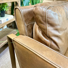 Load image into Gallery viewer, Brown Leather Club Chair
