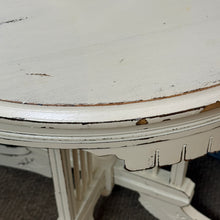 Load image into Gallery viewer, Vintage Ivory Distressed Accent Table

