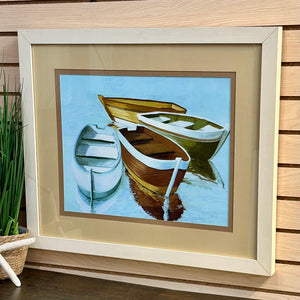 Canoes III Framed Art