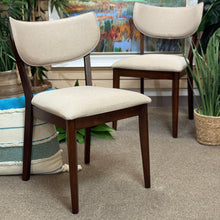 Load image into Gallery viewer, Mocha Mid-Mod Dining Chair
