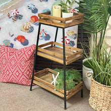 Load image into Gallery viewer, Wood/Metal 3Tier Stand
