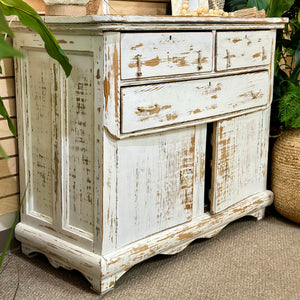 Distressed Wood Chest