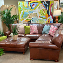 Load image into Gallery viewer, Lee Industries Leather Sectional W/Otto
