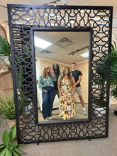 Load image into Gallery viewer, Large Black Kickstand Mirror
