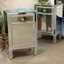 Load image into Gallery viewer, 'Reflexion' Mirrored Nightstand
