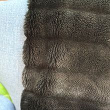Load image into Gallery viewer, Black Faux Fur Throw

