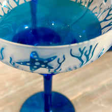 Load image into Gallery viewer, Set/4 Sealife Margarita Glasses
