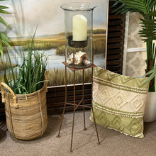 Load image into Gallery viewer, Set/3 Glass Candles W/Shells
