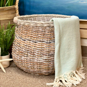 White Wash Basket