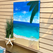 Load image into Gallery viewer, Hand Painted Beach Canvas
