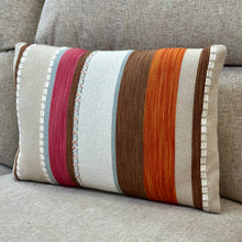 Load image into Gallery viewer, Pink/Orange Stripe Down Lumbar
