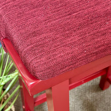 Load image into Gallery viewer, Set/2 Red Bar Stools
