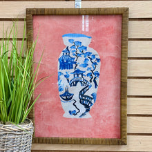 Load image into Gallery viewer, Rattan Wrapped Vase Art I
