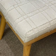Load image into Gallery viewer, Ivory Wooden Bench
