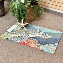 Load image into Gallery viewer, Aqua Turtle Indoor/Outdoor Rug
