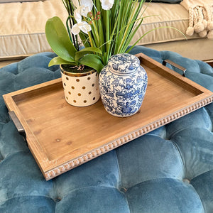 Dark Wood Serving Tray