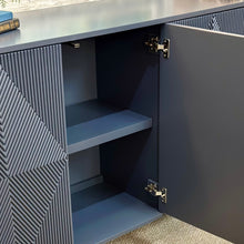 Load image into Gallery viewer, Navy Geometric Cabinet
