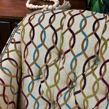 Load image into Gallery viewer, Flexsteel Teal/Taupe Trellis Glider
