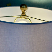 Load image into Gallery viewer, Gold &amp; Glass Table Lamp
