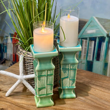 Load image into Gallery viewer, Blue/Green Candle Holder
