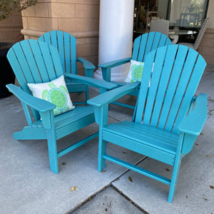 Turquoise Adirondack Chair