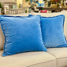 Load image into Gallery viewer, Southern Living Blue Pillow
