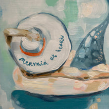 Load image into Gallery viewer, Mermaid On Float Giclee
