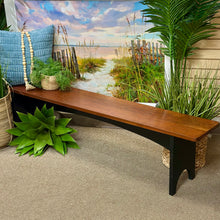 Load image into Gallery viewer, Two Tone Wooden Bench
