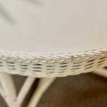 Load image into Gallery viewer, Round Wicker Side Table
