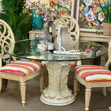 Load image into Gallery viewer, Palm Glass Top Dining Table
