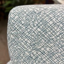 Load image into Gallery viewer, Blue &amp; Ivory Geometric Swivel Glider
