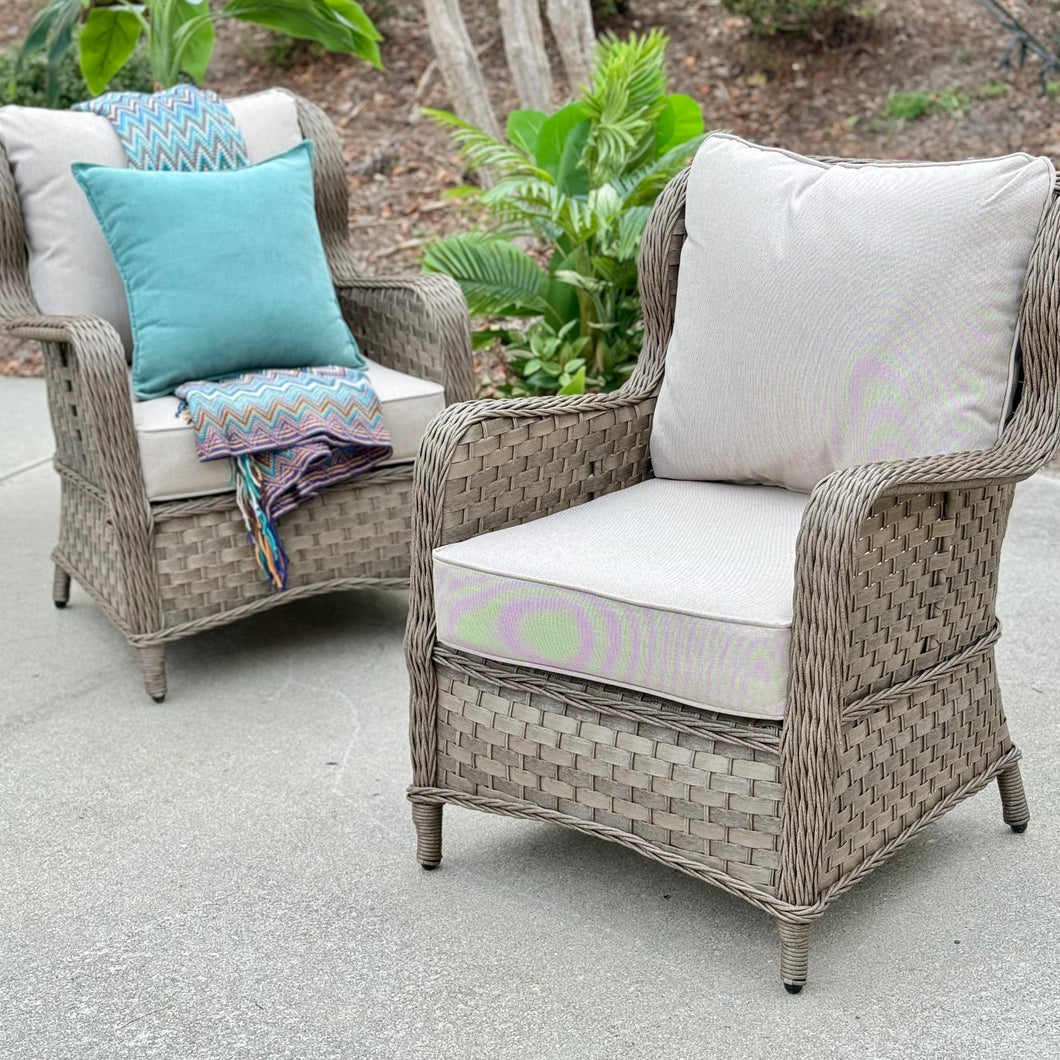 Outdoor Wicker Accent Chair