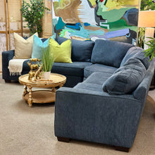 Load image into Gallery viewer, 3PC Navy Blue Sectional
