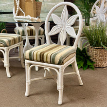 Load image into Gallery viewer, 5PC Glass &amp; Rattan Dining Set
