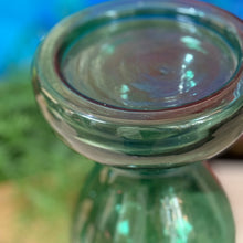 Load image into Gallery viewer, Emerald Glass Candle Holder

