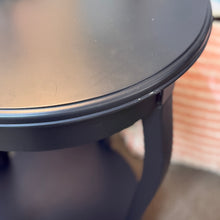 Load image into Gallery viewer, Round Black Side Table
