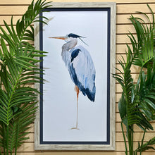 Load image into Gallery viewer, Watercolor Heron Left Art
