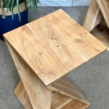 Load image into Gallery viewer, Modern Wood Side Table
