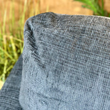 Load image into Gallery viewer, Blue Chenille Sleeper Sofa
