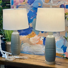 Load image into Gallery viewer, Grey Ceramic USB Lamp
