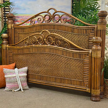 Load image into Gallery viewer, Rattan King Bed
