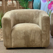 Load image into Gallery viewer, Textured Sand Swivel Chair
