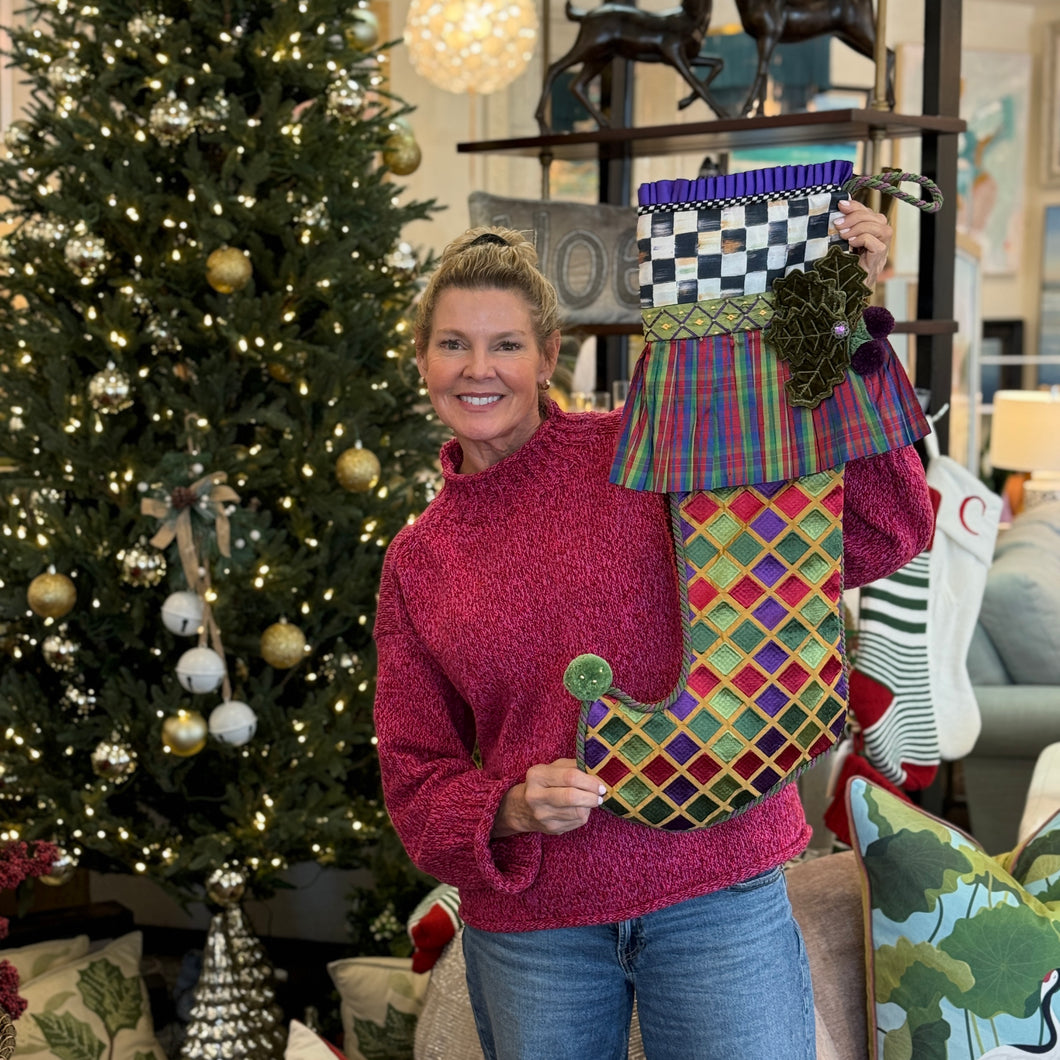 Mackenzie Childs Stocking I