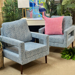Animal Print Modern Chair
