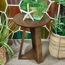 Load image into Gallery viewer, Round Wooden Side Table

