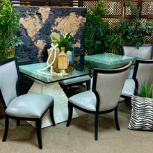 Load image into Gallery viewer, Designer Glass Top Dining Table
