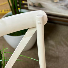 Load image into Gallery viewer, White Cane Seat Dining Chair
