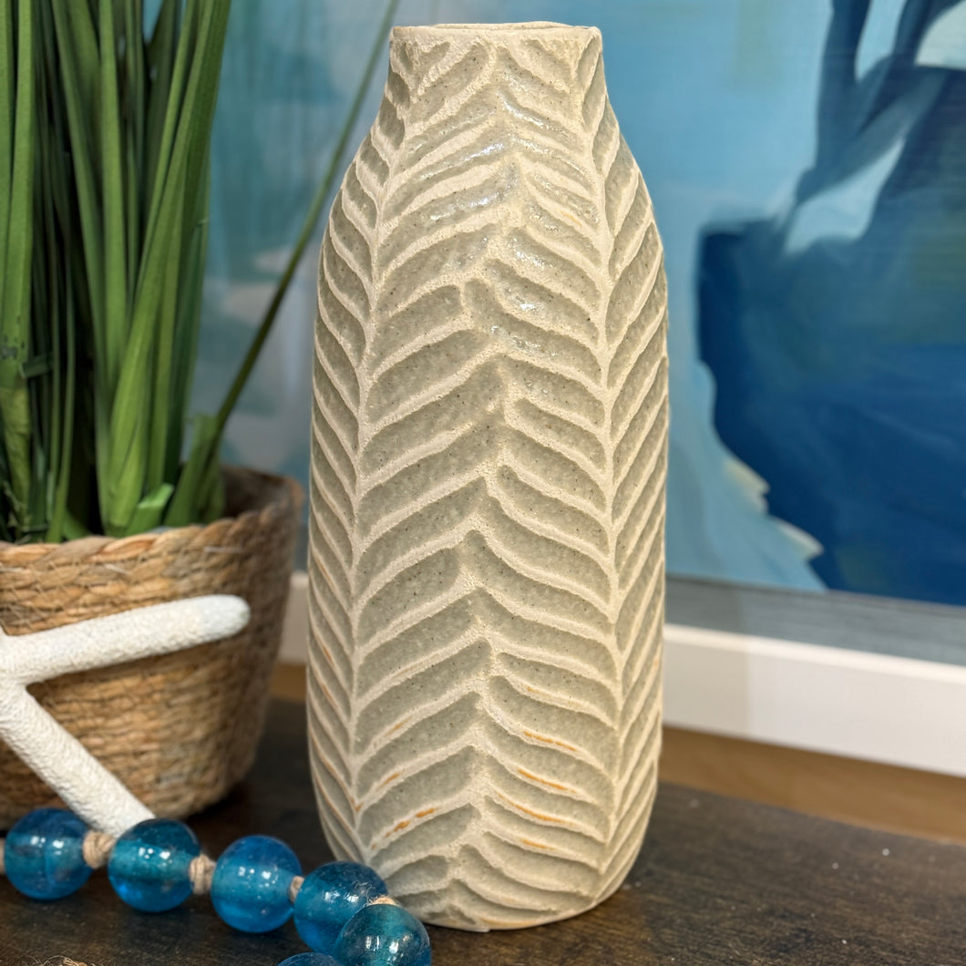 Sm Sage Fern Vase