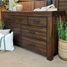Load image into Gallery viewer, 7DRW Rustic Wood Dresser
