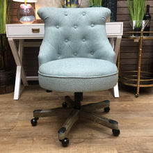 Load image into Gallery viewer, Aqua Speckled Office Chair

